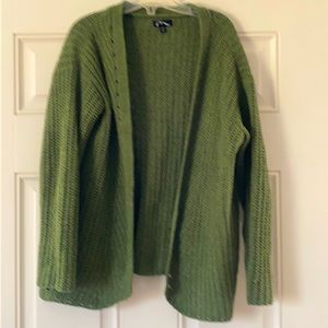 Girls large loose fit cardigan sweater